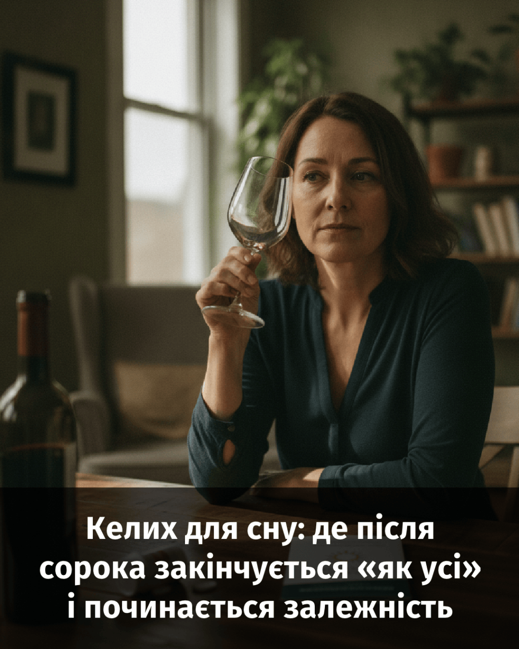 Келих для сну: де після сорока закінчується «як усі» і починається&nbsp;залежність